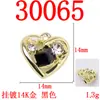Simples Versátil Doce Cool Moda Coração Colorido Strass Pingente DIY Artesanal Joias Pulseira Colar Pingente Acessórios Materiais
