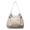 Bolsa de Lona Estilo Japonés para Mujer 2026 Nueva Moda Bolso de Hombro Simple Versátil Gran Capacidad para el Trabajo y los Viajes Diarios
