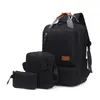 Mochila Casual para Hombre Tres Piezas Transfronteriza para Viajes al Aire Libre Bolsa para Computadora Bolsa de Hombro de Gran Capacidad para Hombres y Mujeres
