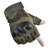 Guantes tácticos de combate de invierno de terciopelo para dedos largos de hombre para exteriores, escalada en montaña, antideslizantes, de caparazón blando, de dedos largos, guantes de comercio exterior transfronterizo