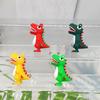 Lindo llavero de Tiranosaurio Rex con colgante de muñeco de plástico con forma de gota de tiranosaurio, bolso colgante, accesorios para bolso.