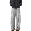 Pantalones de Chándal Lavados de Calle Nuevos para Hombre 2025 Pantalones Rectos Básicos Sueltos Casuales para Hombre