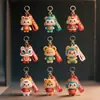 Chaveiro de Boneca Estilo Nacional em PVC Brinquedo Macio de Silicone Personalizado Transfronteiriço Chaveiro de Desenho Animado em Resina Estéreo 3D Personalização