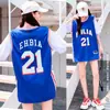 Conjunto Falso de 2 Piezas de Jersey de James, Camiseta de los Lakers Curry Kobe, Jersey de Baloncesto Irving 11 Versión Fan