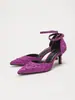 Venta al por mayor de nuevas sandalias de punta abierta sin talón transfronterizas, tacones de aguja y tacones sencillos y versátiles para mujer para el uso diario, directamente de fábrica