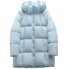 Puff 2026 Invierno Nueva Chaqueta de Algodón con Capucha de Longitud Media para Persona Pequeña Abrigo de Algodón Engrosado Ropa de Algodón Prendas de Abrigo