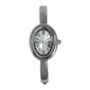 Reloj Pulsera de Bañera Ovalada de Lujo de Nicho Guou para Mujer con Números Romanos Reloj de Cuarzo Reloj de Pulsera Retro para Dama
