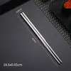 Palillos de acero inoxidable 304, palillos para el hogar, palillos metálicos estilo chino, palillos de servicio antideslizantes y antiquemaduras para restaurantes y establecimientos de comida