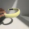 Faixa de Cabelo com Cabeça de Esponja Colorida, Faixa de Cabeça Alta Suave e Elegante para Mulheres, Faixa de Cabeça Alta Macaron