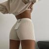 Ebay Traje de punto sexy sin espalda para mujer de calle 2022 verano escote en V profundo tirantes chaleco de punto + pantalones cortos