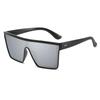 Gafas de Sol de Moda Trendy Europeas y Americanas de Montura Cuadrada Transfronteriza para Ciclismo y Conducción Ins Punk Protección Solar Gafas de Sol de Una Pieza