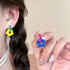 Pendientes Florales Frescos Primavera/Verano 2025 para Mujer, Tachuelas de Perlas Ligeras de Lujo de Gama Alta, Súper Hada Versátiles, Pendientes Elegantes