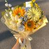 Palo para Torcer Hecho a Mano diy Paquete de Material Ramo Simulado de Girasol Regalo de Cumpleaños para Mejor Amiga y Novia Graduación Producto Terminado