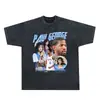 Comércio exterior desejo moda quente menina impresso Joker top lavado vintage manga curta T-shirt bf homens eBay cross-border atacado