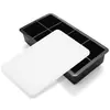 Molde de hielo de silicona Amazon con tapa molde para cubitos de hielo cuadrado redondo molde comercial grande de seis cavidades tipo panal 37 molde de silicona
