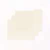 Carpeta Manila color blanco leche transfronteriza, etiqueta de tres secciones, tamaño carta, para almacenamiento de documentos de oficina