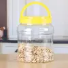 Botella de Plástico para Miel de Fábrica Tarro Grande de Miel de 5 Jin Diámetro Grande Transparente Engrosado Tarro de Almacenamiento de Alimentos para Frutas Secas Encurtidos