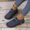 Zapatos de Salón de Moda 2026 Primavera Nuevo Estilo Suela Suave Cosidos a Mano Exportación Talla Grande Casual Mocasines Slip-On para Mujer
