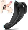 Suministros para adultos al por mayor anillo de bloqueo de vibración de silicona recargable dispositivo de masturbación retardada para hombres Venta caliente AliExpress Amazon