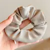 Elástico de Cabelo de Renda Estilo Coreano para Rabo de Cavalo, Scrunchie Grande, Elástico para Coque, Acessório de Cabelo de Luxo para Meninas