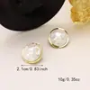 Pendientes Frescos y Compactos de Estilo Coreano, Versátiles para el Trayecto Diario, Pendientes de Lujo Ligero Calientes de Celebridades de Internet, Románticos y Elegantes de Estilo Francés