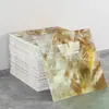 Adesivos de Azulejo Autoadesivos Impermeáveis para Reforma de Fronteira Imitação de Mármore Adesivos de Parede Decorativos para Cozinha Banheiro de Luxo Leve