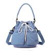Bolso de Cubo con Cordón de Gran Capacidad Estilo Mori Harajuku Transfronterizo Bolso de Hombro de Nailon Moderno para Todo Combinación Bolso Cruzado para Mujer