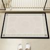 Alfombrilla Geométrica Casual para Suelo de Baño Alfombrilla Antideslizante Absorbente de Agua para Puerta de Inodoro Alfombra de Baño Alfombra de Baño Secado Rápido