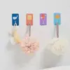 Ganchos Adesivos Sem Marca para Roupas Atrás da Porta da Cozinha, Ganchos Pegajosos, Cabides de Parede Adesivos, Cabides de Roupa Montados na Parede Sem Furar, Design de Desenho Animado