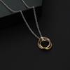 Collar de acero de titanio para hombre y mujer, estilo hip hop, con cadena de suéter largo, estilo urbano, combina con todo, ideal para explosiones al por mayor.
