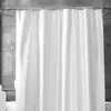 Cortina de ducha PEVA beige, engrosada e impermeable, cortina divisoria de baño, stock de fábrica, no requiere taladro, viene con ganchos, suministro transfronterizo