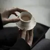Posavasos de Arcilla Esmaltada Ceniza Dinastías Tang y Song, Accesorios para Ceremonia del Té, Posavasos para Tazas de Té, Resistentes al Calor, Juego de Té Kung Fu Cerámico, Posavasos Versátiles para Té