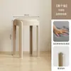Taburete de Plástico para Uso Doméstico Apilable Taburete Redondo Suavemente Acolchado Sensación de Lujo Ligero Gama Alta Taburete Espesor para Sala de Estar Mesa de Comedor Silla de Repuesto