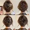 Pinza para el cabello curva, plana y cómoda para mujer, con un diseño sofisticado, nuevo estilo 2026, adecuada para la parte posterior de la cabeza, pinza de pico de pato