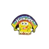Serie de animación Bob Esponja de dibujos animados insignia de metal personalidad divertida película y televisión combinación de periféricos regalo broche venta al por mayor