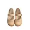 Zapatos Mary Jane Birkenstock de suela gruesa para aumentar la altura para mujer, nuevo modelo otoño 2026, mocasines poco profundos de velcro, mocasines