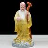 Fu Lu Shou Samsung Blanco Jade Blanco Pintado Estrella de la Fortuna Estrella de Cumpleaños para el Hogar para Estatuas Luxing Adornos del Inmortal Antártico Fabricantes