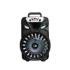 Altavoz de audio Bluetooth nuevo transfronterizo portátil portátil tarjeta disco U cuadrado multifuncional baile K-song audio
