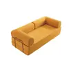 Sofá de Tecido, Sofá para Casa, Sofá de Sala de Estar, Sofá Compacto para Apartamento Pequeno, Sofá de Casal para Apartamento Alugado, Sofá-Cama Dobrável