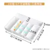Caja de Almacenamiento Expandible para Cajones de Cocina, Charola de Plástico Desmontable para Cajones de Gabinetes Profundos, Caja Organizadora Expandible con Divisores
