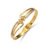 Pulsera de Acero de Titanio de Alta Calidad Sin Decoloración Nueva Transfronteriza para Mujer Pulsera de Moda Personalizada con Mariposa Incrustada Estilo Europeo y Americano Venta al por Mayor