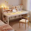 Mesa e Estante Integradas Quarto de Casa Mesa de Estudo para Estudantes Mesa de Escritório Mesa de Computador Mesa de Mesa para Escrever Mesa