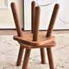 Taburete pequeño doméstico de madera maciza, taburete redondo pequeño, mesa de centro, banco pequeño para el hogar, taburete pequeño de madera, taburete bajo de roble, silla pequeña para cambiarse los zapatos