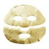Venta al por mayor de fábrica 90g tela de máscara de papel de oro algodón no tejido película dorada alta hidratación fibra vegetal superconductora máscara 24K