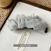 Presilha Banana Plissada Bolha de Renda com Bolinhas Estilo Coreano para Mulheres, Acessório de Cabelo de Luxo para Primavera e Verão para Rabo de Cavalo Alto