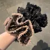 Scrunchie Japonês e Coreano de Menina com Flores Pequenas Estilo Ins Retrô para Coque Elástico Dupla Camada para Rabo de Cavalo Corda de Acessório de Cabelo de Celebridade da Internet