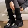 Cubrepiernas Millennium calcetines de chica caliente y2g cultura asiática Lolita lazo calcetines huecos para pantorrilla calcetines de felpa cubierta para pie