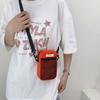 Bolsa de celular personalizada de nylon, estilo japonês, mini bolsa pequena, funcional, moderna, transversal, estilosa, para homens e mulheres