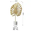 Estilo Nórdico Criativo Metal Planta Costela de Adão Ornamento Decoração de Casa Gabinete de TV Quarto Mesa Artesanato Peça de Decoração Pequena