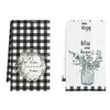 Paño de Cocina Transfronterizo, Tipo Colgante para Secar Manos, Diseño Floral Fresco, Paño de Limpieza para el Hogar, Toalla de Mano, Hecho a Medida